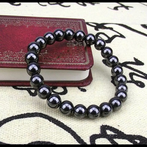 Hematite 8mm Bracelet Balance Memory Grounding - Picture 7 of 10